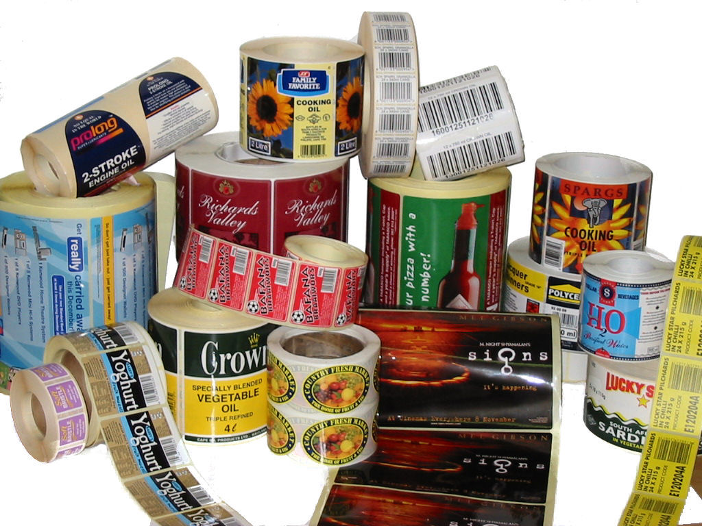 various roll labels