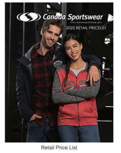 Canada Sportswear retail price list image