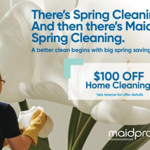 MaidPro Spring 2024 Spring Cleaning Postcard (8" x 5")