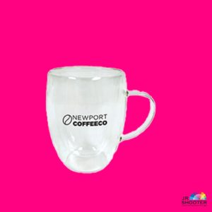 a logo double walled mug